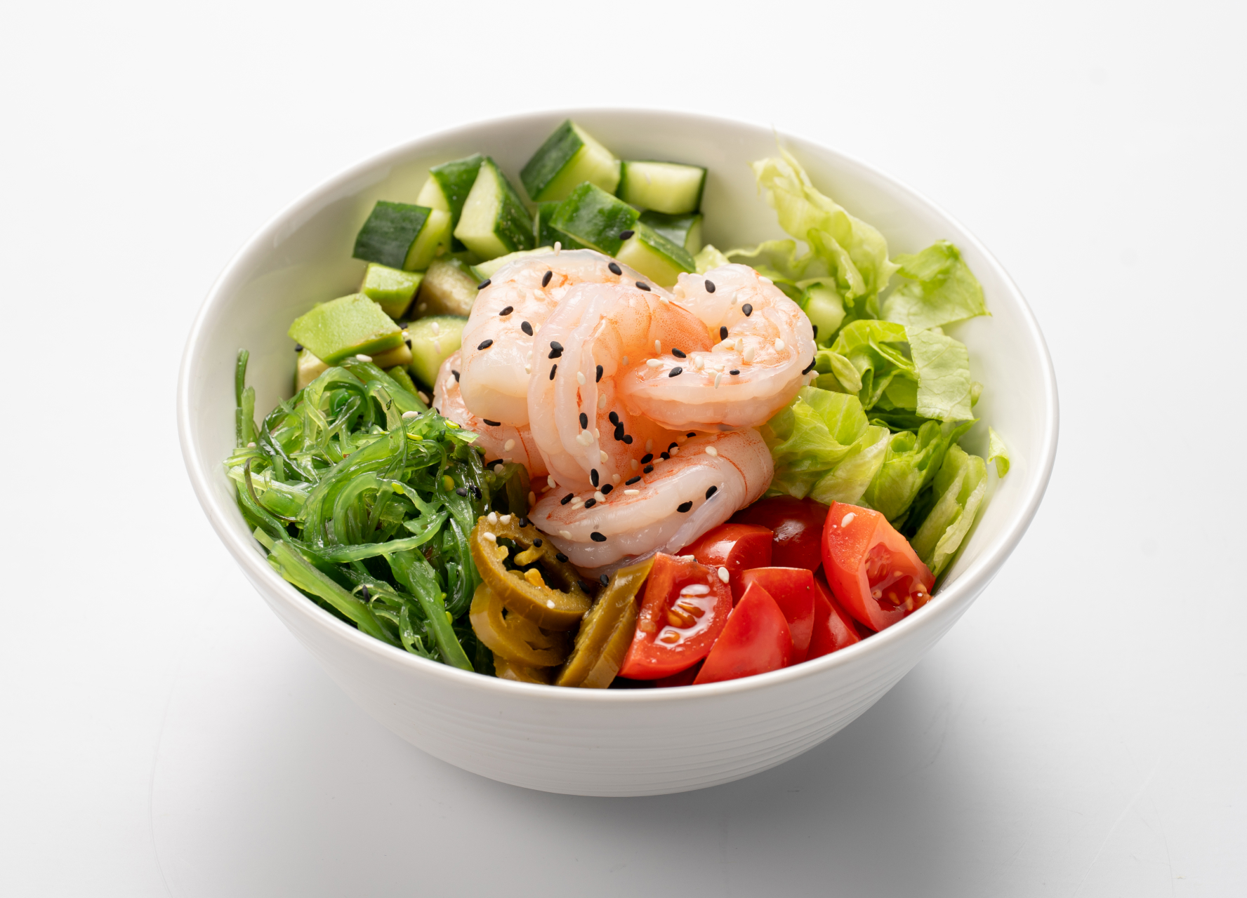 Поке с креветками