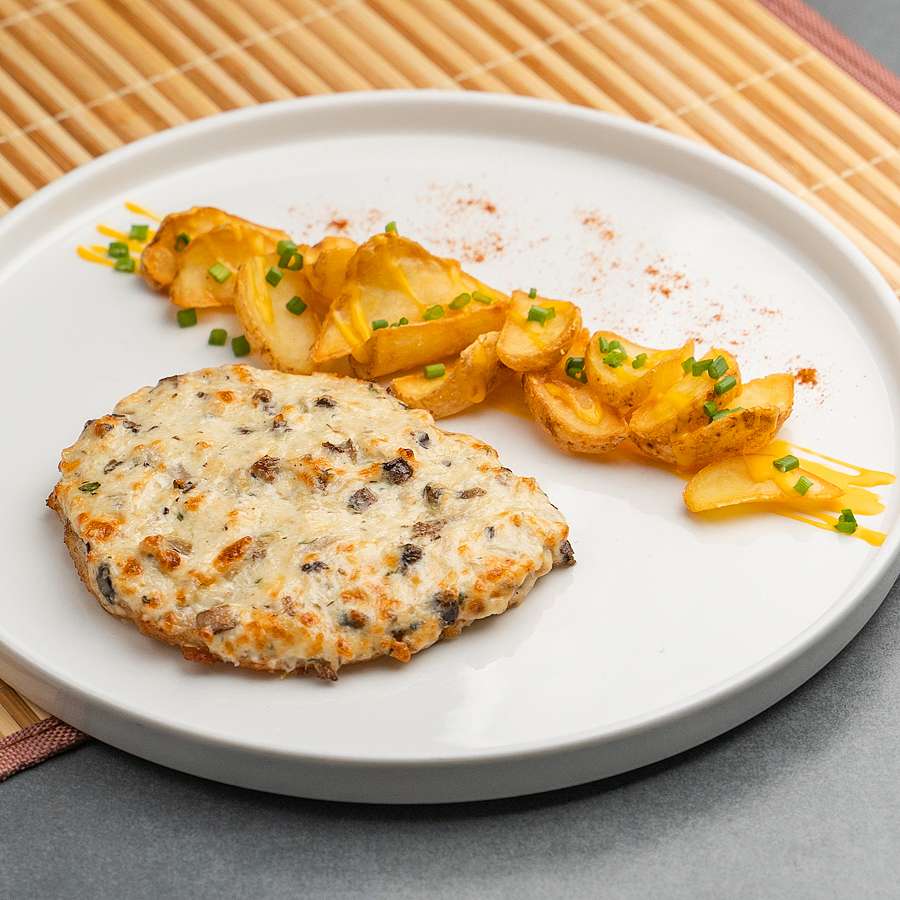 Свинина запеченная с грибами