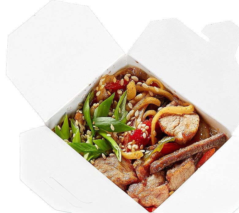 Wok Удон 3 мяса