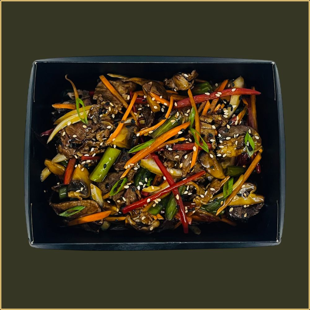 WOK Овощи с говядиной