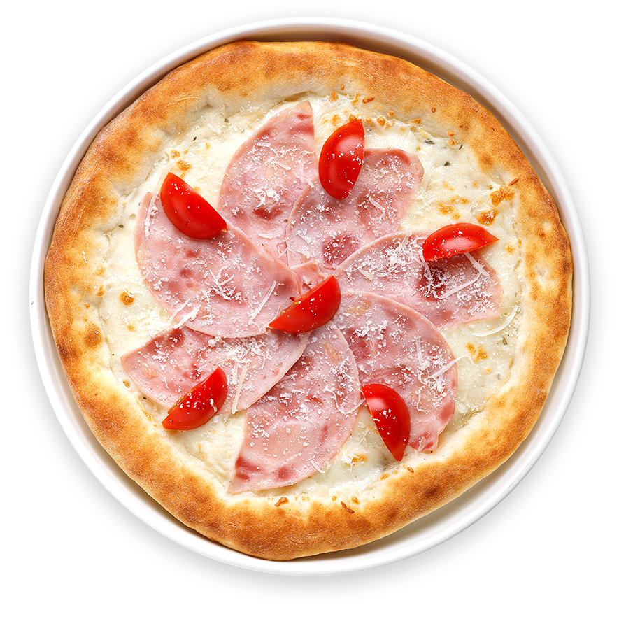 Пицца с ветчиной