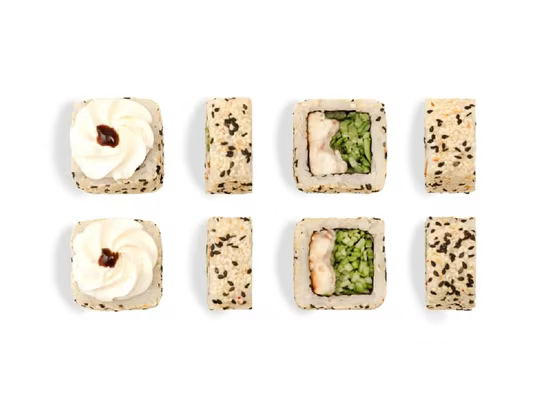 Ролл Карибы с угрём