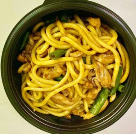 Удон с соусом терияки и мясом