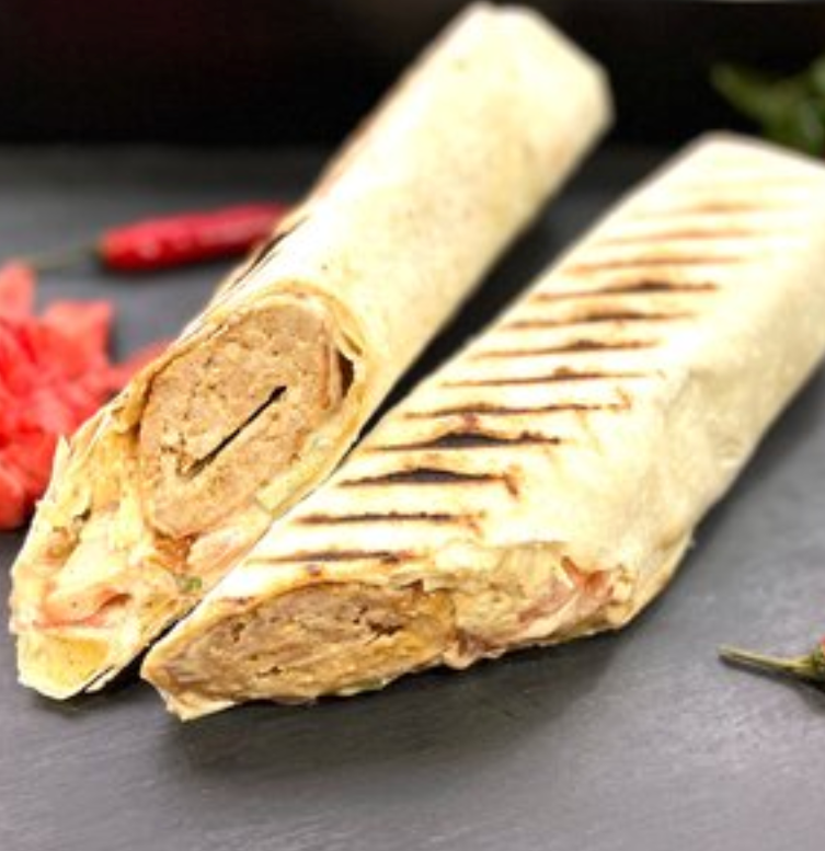 Люля-кебаб в лаваше с курицей