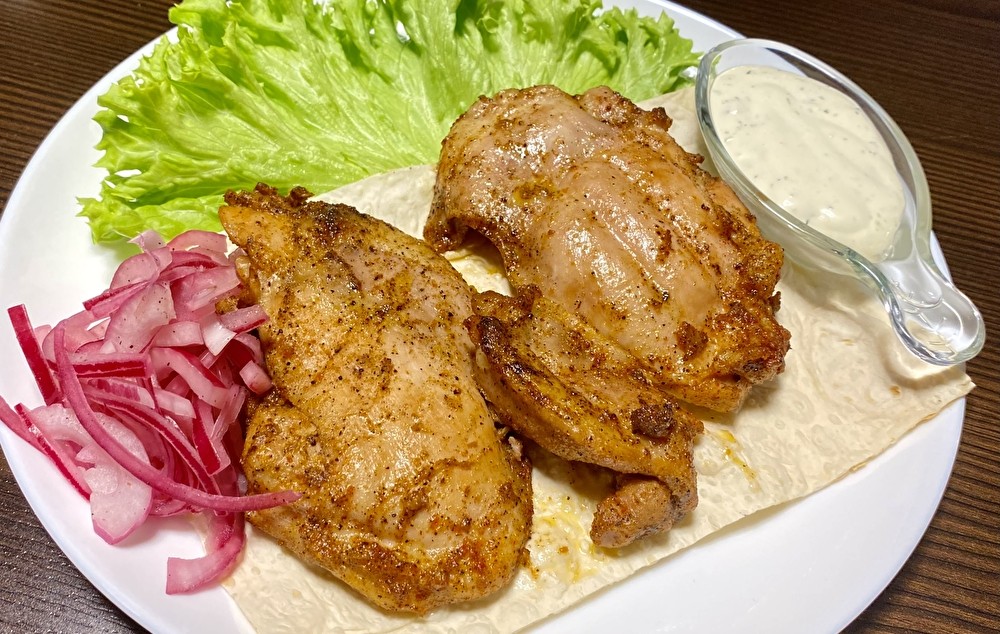 Шашлык из куриных бёдер