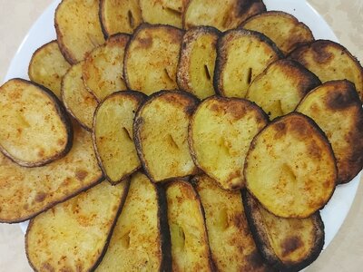 Картофель на мангале