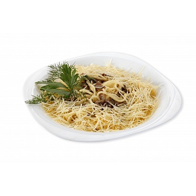 Спагетти с грибным соусом