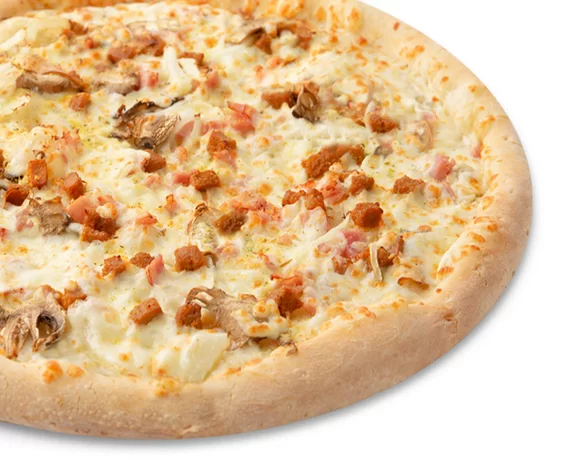 Крем-чиз с грибами 23 см (трад. тесто)