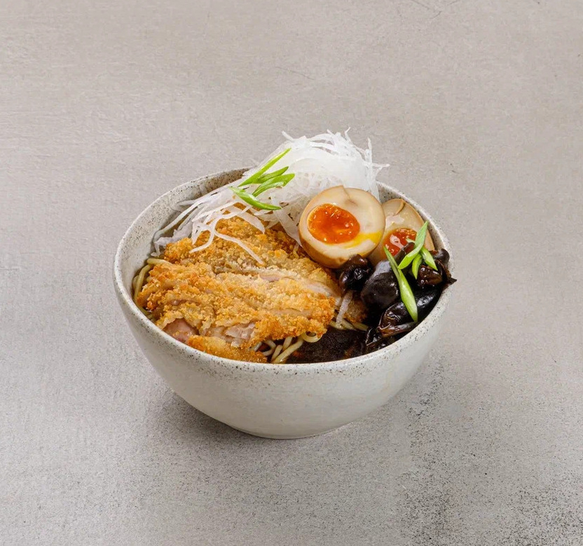 Рамен с курицей кацу