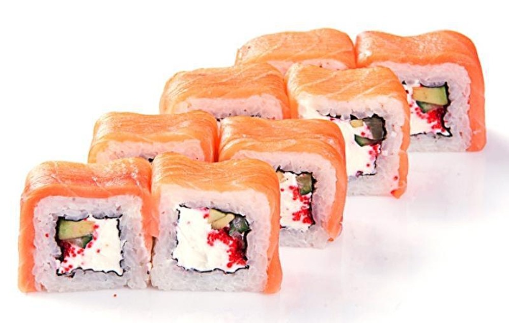 Ролл Филадельфия с икрой