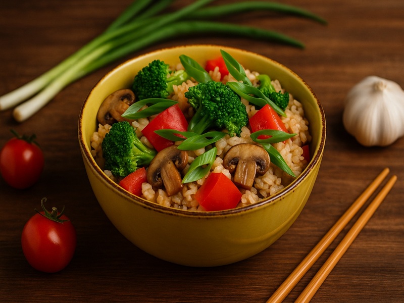 Рис с овощами