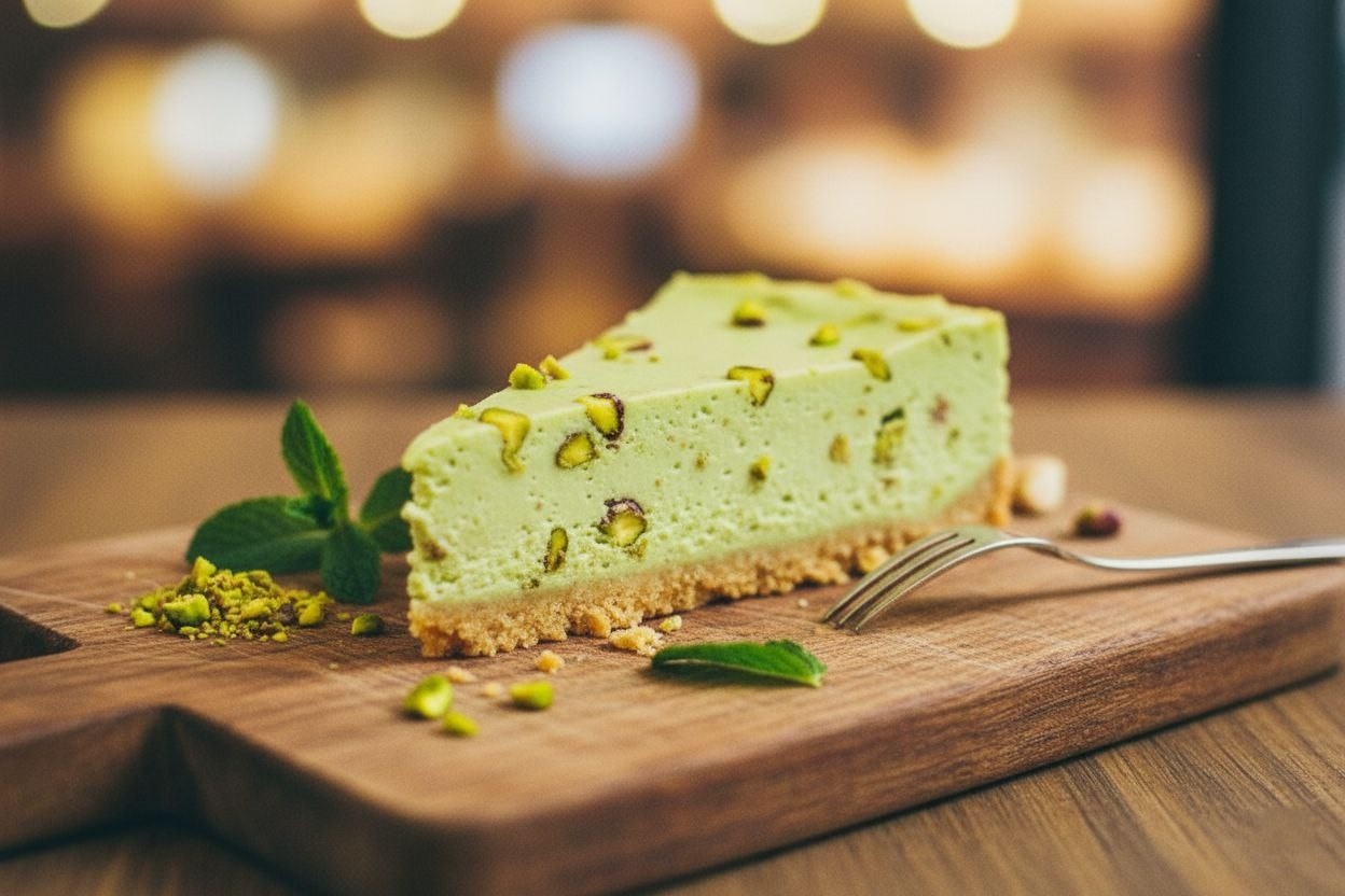 Чизкейк Фисташковый