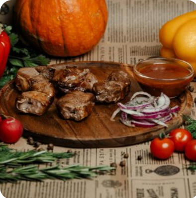 Шашлык из бараньей мякоти