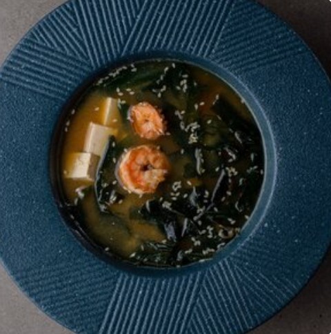 Мисо-суп с кальмаром