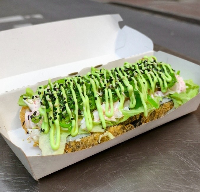 Ролл-дог с креветкой 