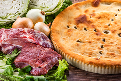 Пирог с мясом