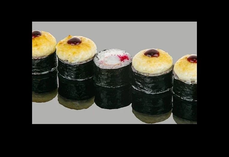 Ролл запеченный с креветкой (8шт)