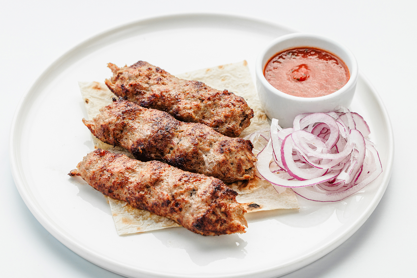 Люля-кебаб из свинины и говядины