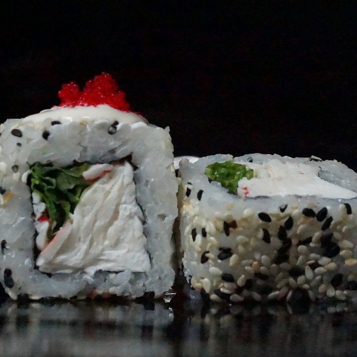 Краб в кунжуте 8 шт, 270 гр.