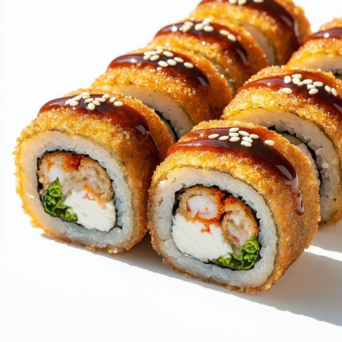 Роллы "Дракон" Темпура