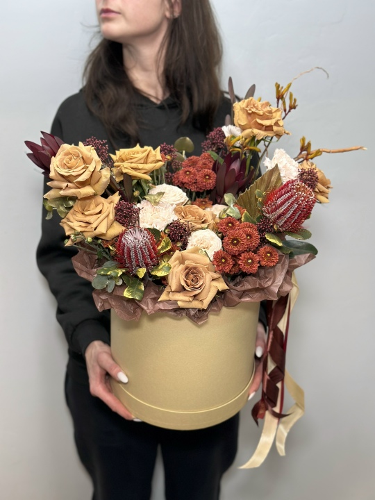 Коробка с цветами «Экзотик»