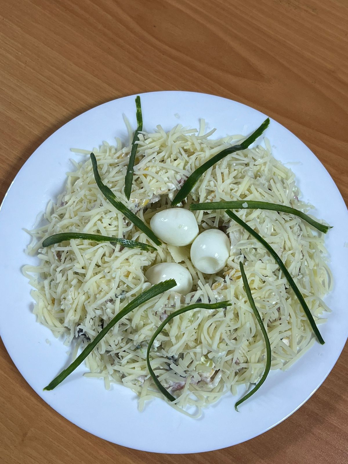 Салат Птичье гнездо