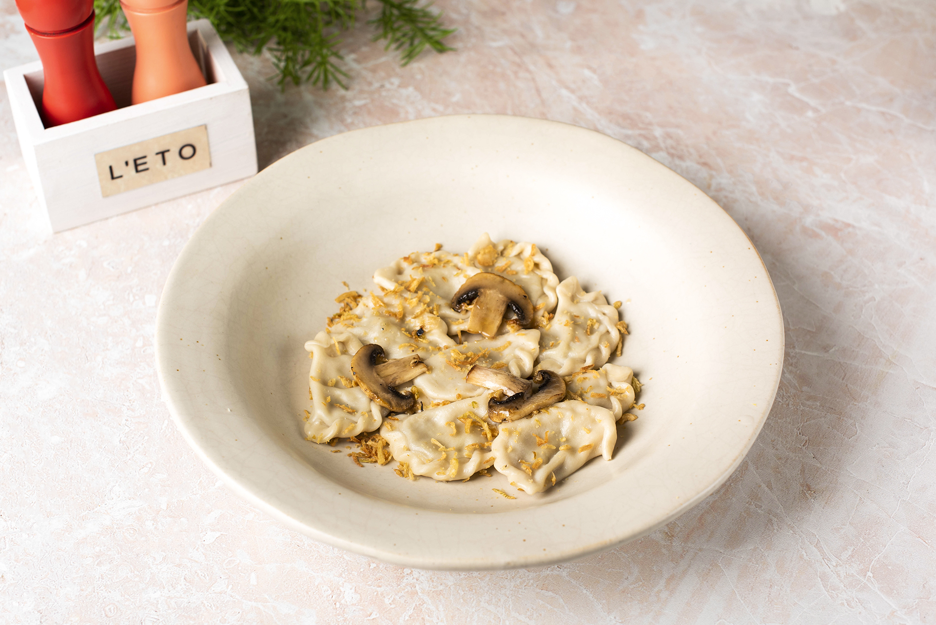 Вареники с картофелем и грибами