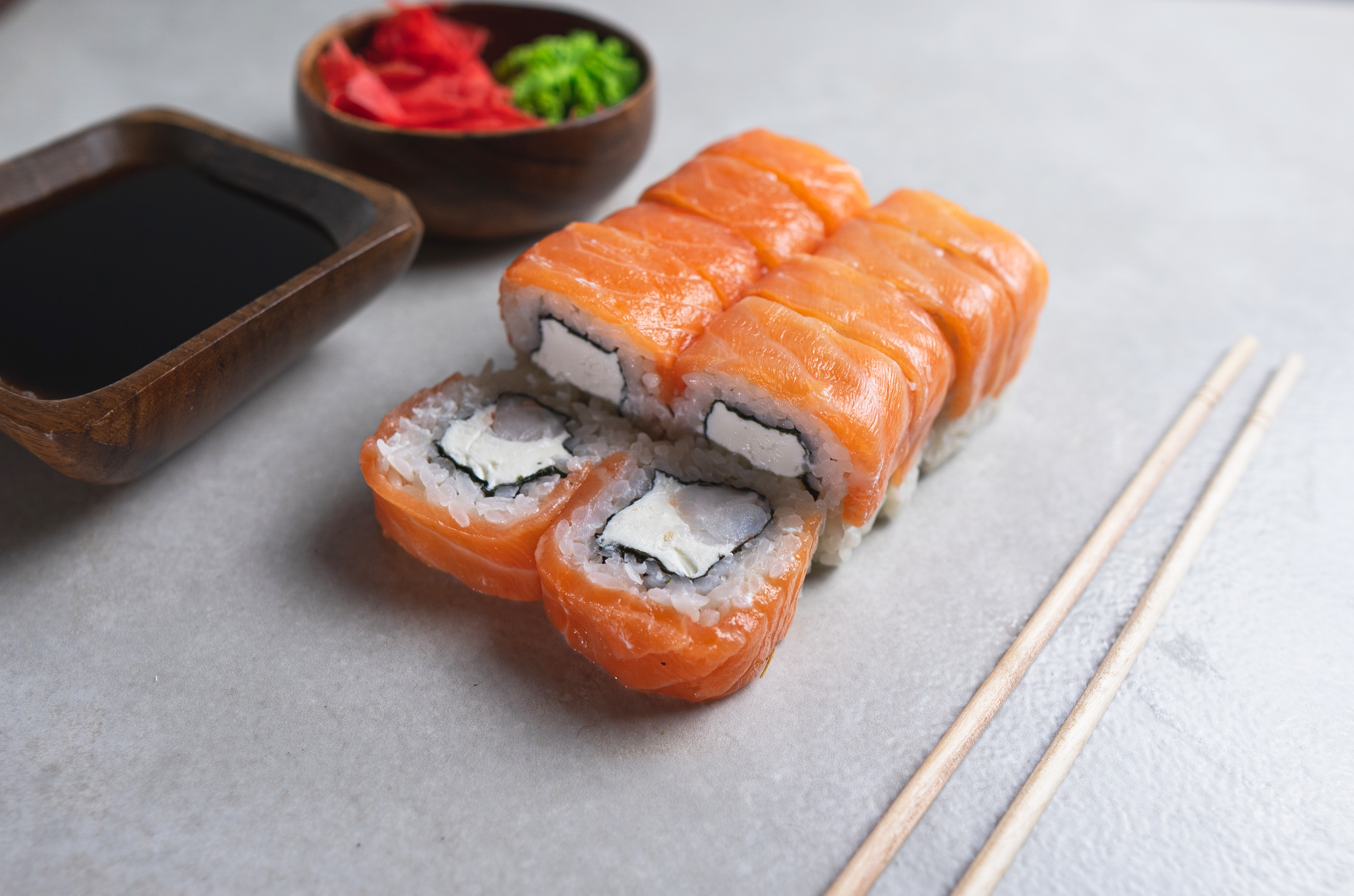 Ролл Филадельфия с Креветкой