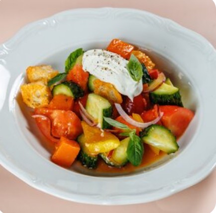 Панцанелла с тыквой