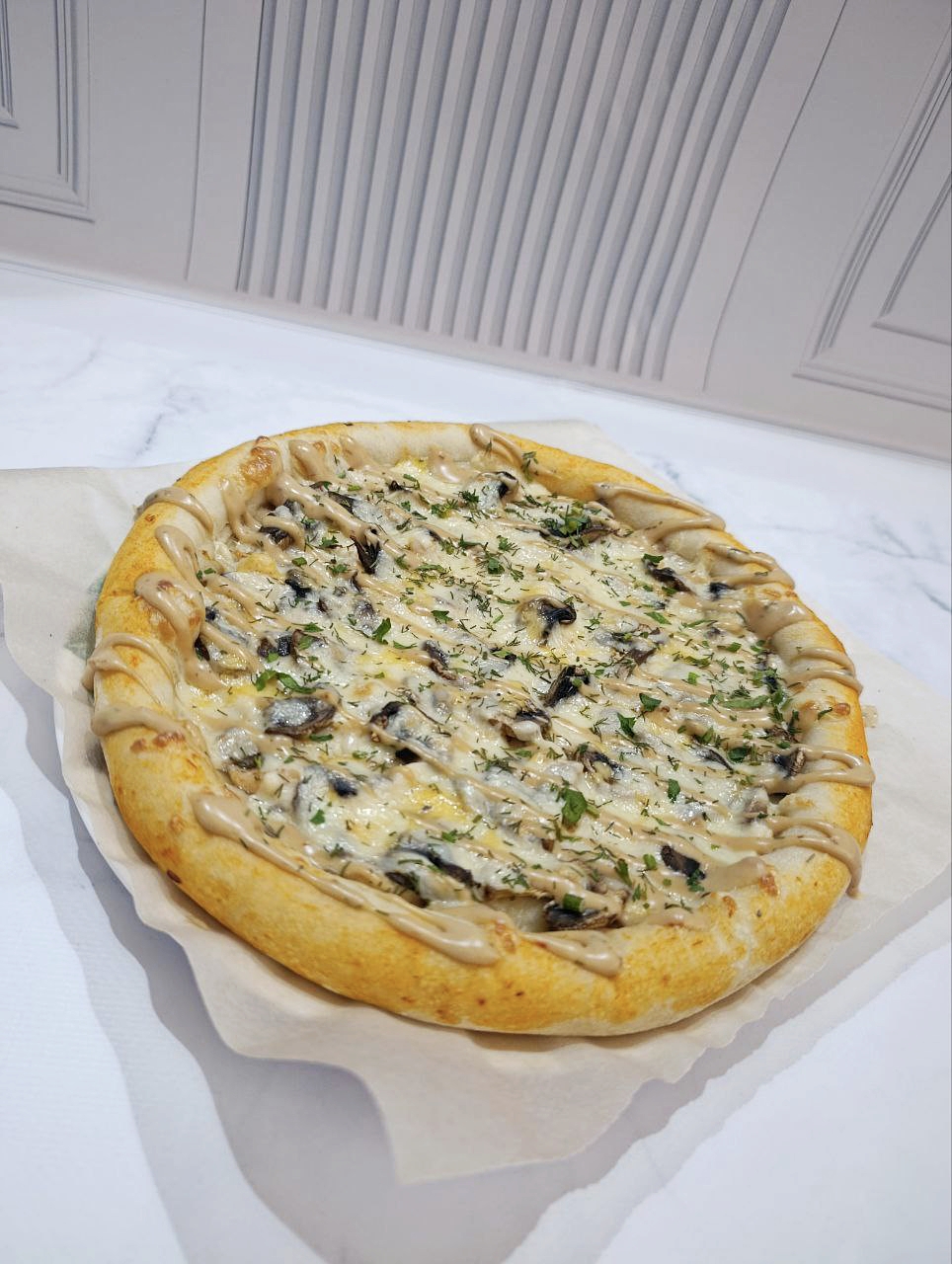 Жульен с курицей 25см