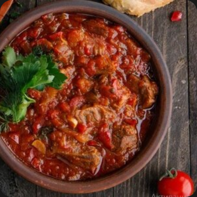 Чашушули с говядиной