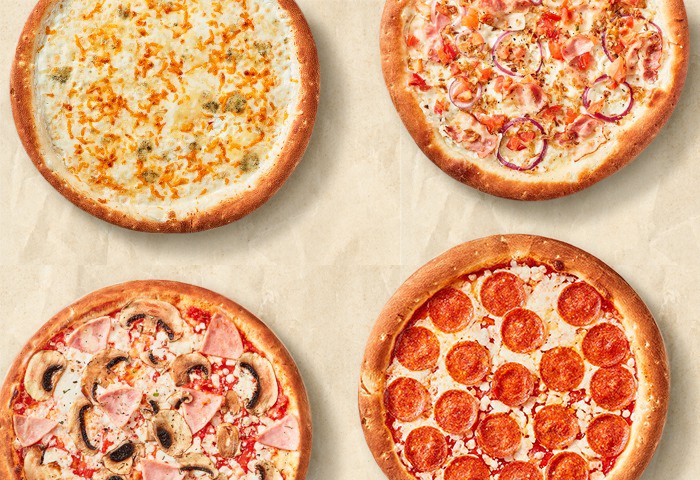 Комбо 4 пиццы 30 см