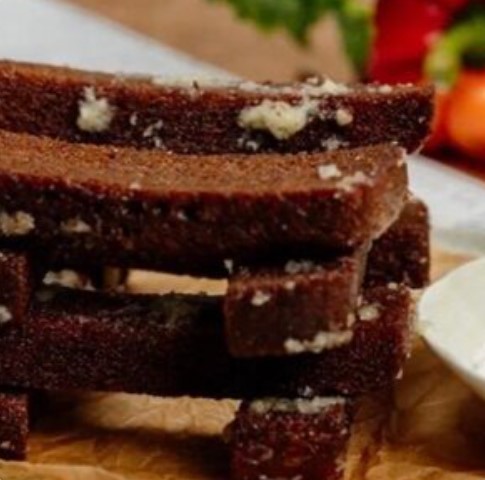 Гренки из бородинского хлеба
