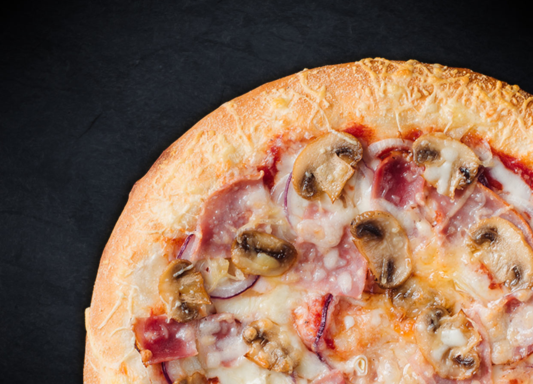 Деревенская 25 см (толстое с сыром)