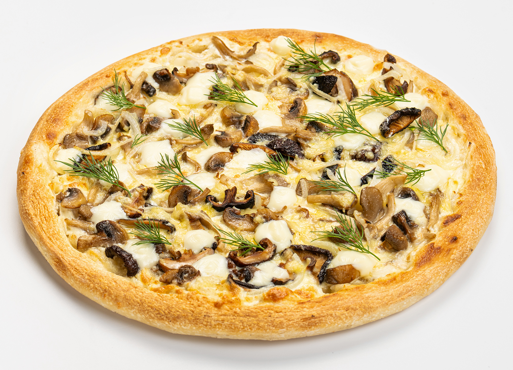Грибное ассорти Веган 26 см традиционное тесто