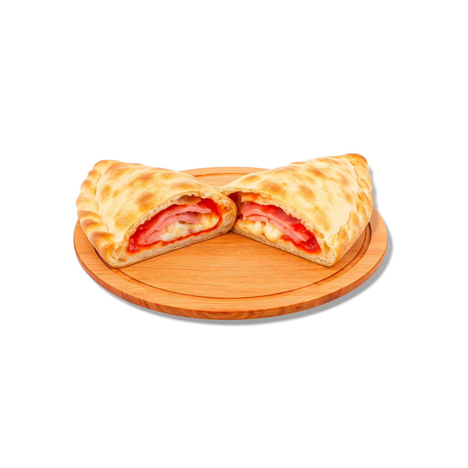 Кальцоне с ветчиной и сыром