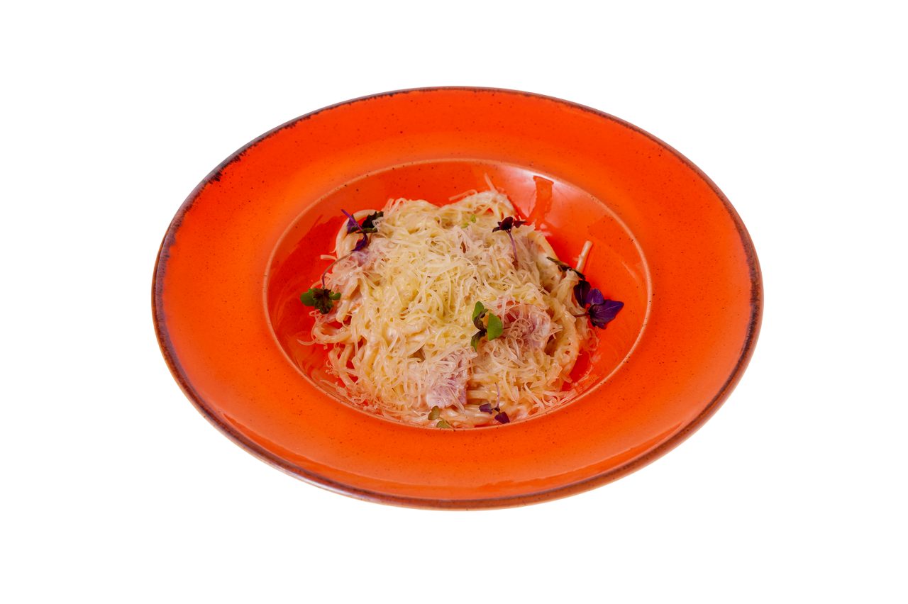 Классическая карбонара с беконом