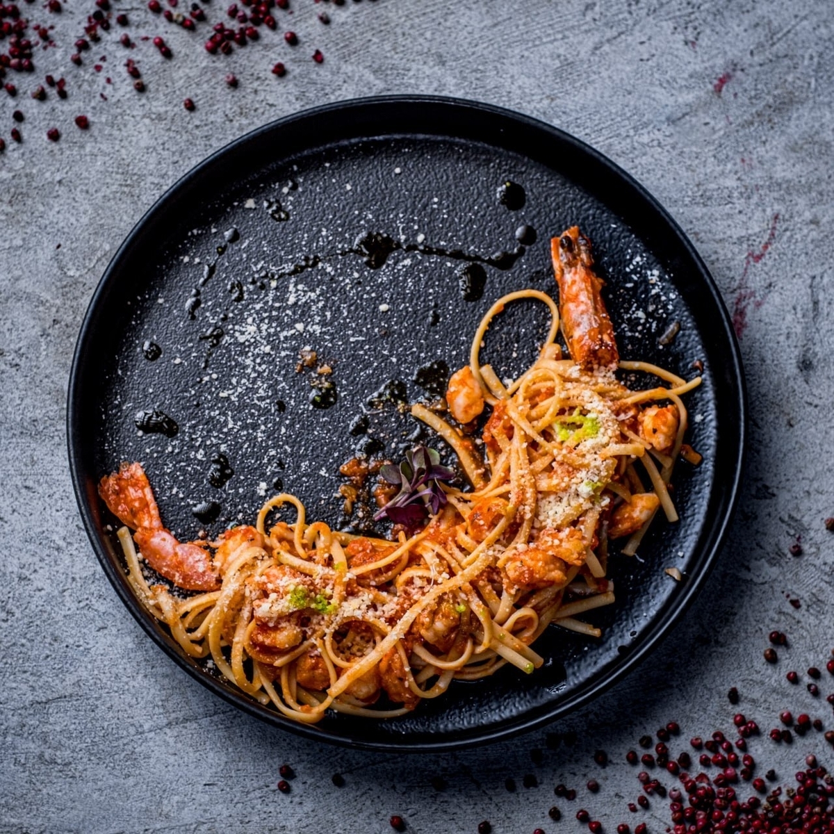 *Паста с лангустинами