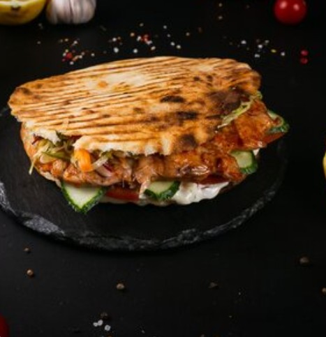 Бургер с куриным филе