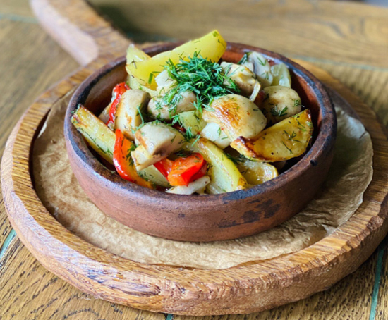 Картошка с грибами