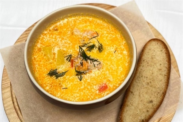 Рыбный суп на сливках (Уха по-фински)