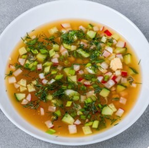 Окрошка классическая на квасе