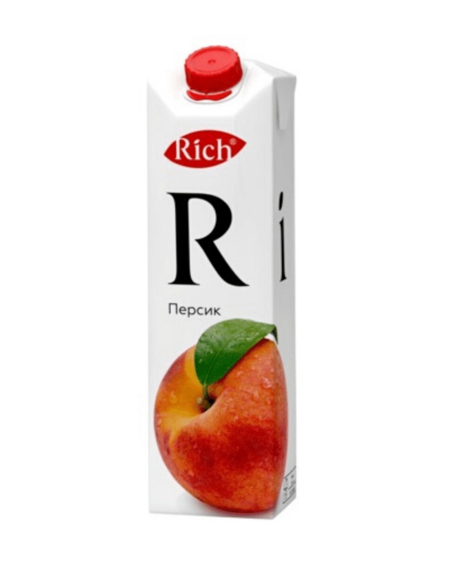 Сок Rich персиковый 1л