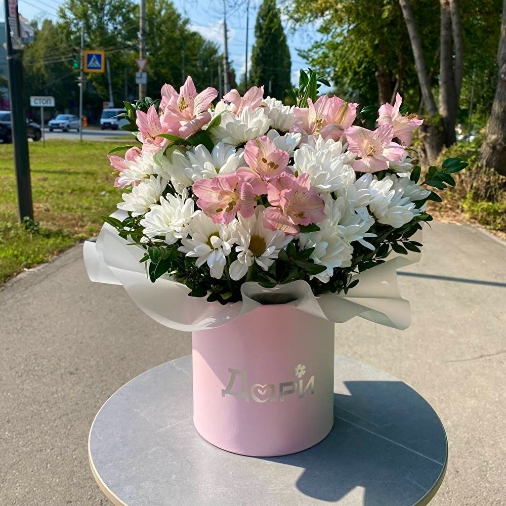 №43 Перуанские лилии с хризантемой L