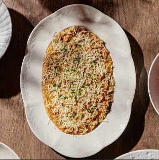 Скаморца с белыми грибами