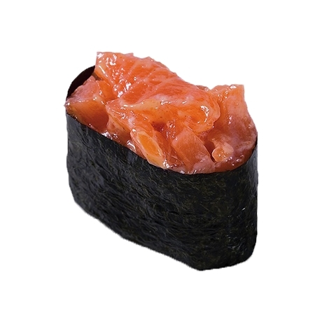 Гункан с лососем