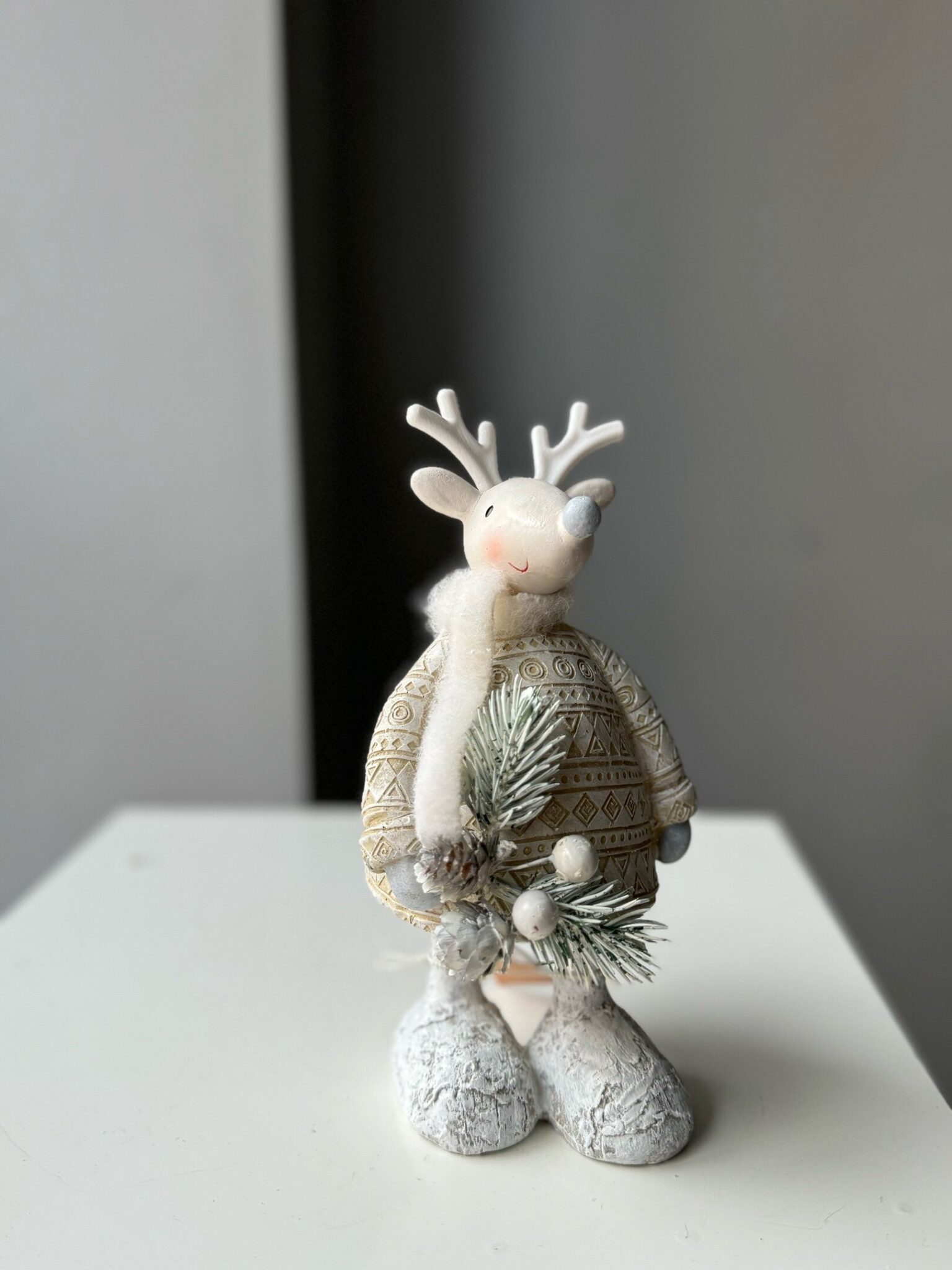 Сувенир Олень с елочкой полирезин 19,7*10*12