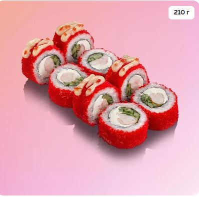 Сливочная креветка в икре