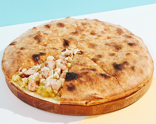 Домашняя пицца с курицей