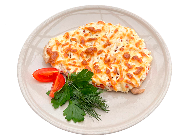 Свинина по-французски с картофельн.пюре